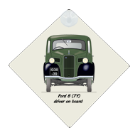 Ford 8 (7Y) 1938-39 Car Window Hanging Sign